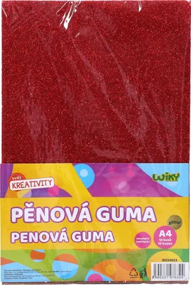 Produktbild von Schaumgummi A4 20 x 30 cm Glitzer, selbstklebend, 10 Stück