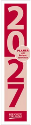 Produktbild von Streifenplaner Compact Rot 2027