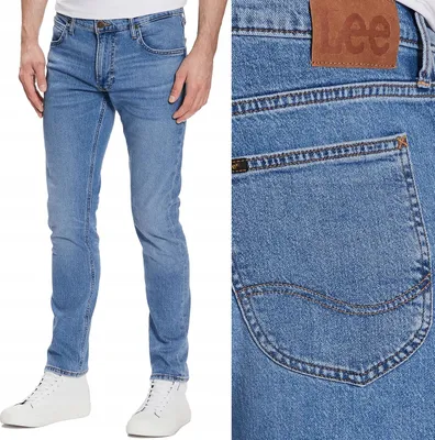 Immagine prodotto di LEE, Jeanshosen da uomo, Slim fit, LUKE, W32 L32, Blau, Jeans, baggyjeans, buggy