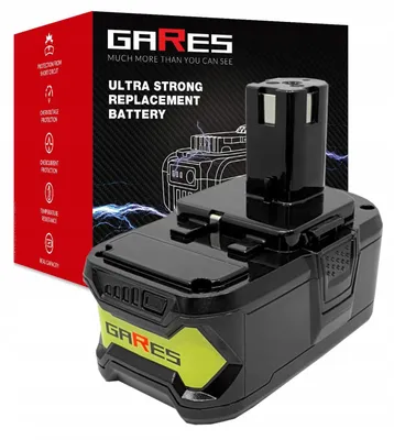 Zdjęcie produktu dla Gares Wkład do Akumulatora Ryobi RB18L30 R18BP One+ R18DD-LL25S | 18 V 5 Ah Li-Ion | Pakiet Ogniw do Regeneracji | Wysoka Wydajność Gares®