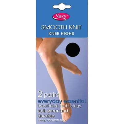 Produktbild von Silky Damen Kniestrümpfe, 2 Paar LW251 (Einheitsgröße) (Schwarz)