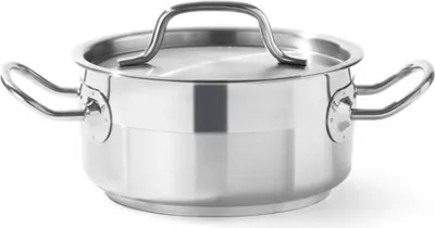 Produktbild von HENDI Bratentopf m/Deckel  Edelstahl 160x75 mm 1,5 l     Profi Line
