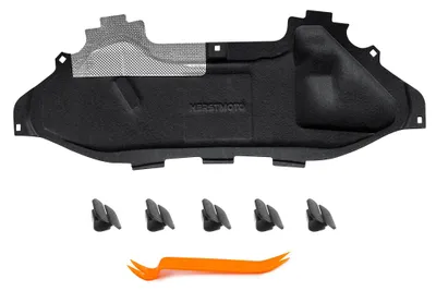 Produktbild von HERSTMOTO Dämmmatte Motorhaube Motorhaubendämmung Motorraumdämmung mit Clips kompatibel mit FIAT 500 2007-2024 51968984