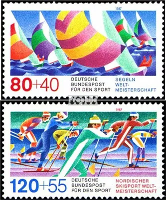 Produktbild von Briefmarken BRD (BR.Deutschland) 1987 Mi 1310-1311 (kompl.Ausgabe) gestempelt Sporthilfe