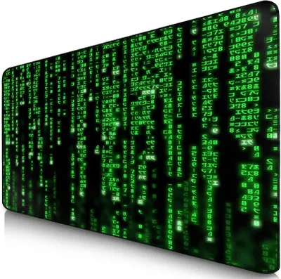 Produktbild von XXL Gaming Mauspad, 900 x 400mm, fransenfreie Ränder, rutschfest, Matrix