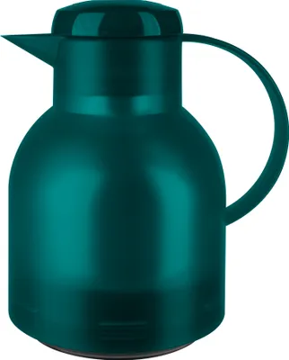 Produktbild von emsa Isolierkanne SAMBA 1 Liter Quick Press, Farbe transluzentes Blaugrün
