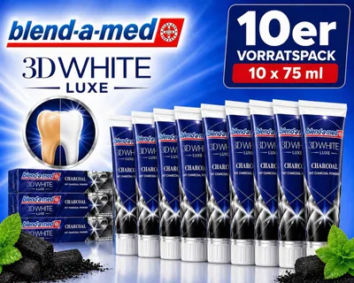 Immagine prodotto di Pasta Blend-a-med 3D White Lux Charcoal 10x75ml
