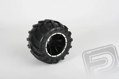 Immagine prodotto di Gomme adesive, 2 pezzi, Monster Truck, scala 1/5