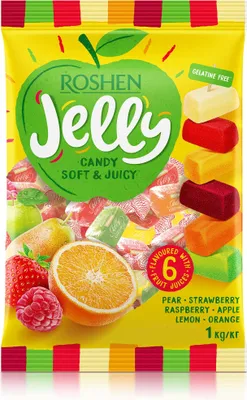 Obrázek produktu pro Ovocné želé v cukru ROSH.JELLY 1 kg
