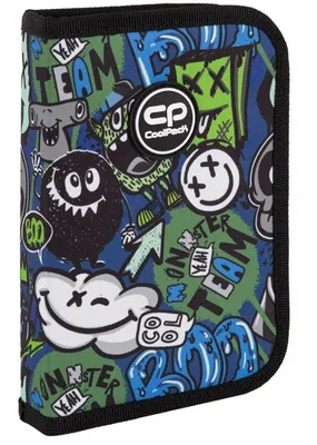 Obrázek produktu pro CoolPack Piórnik 1-komorowy bez wyposażenia Clipper Monster Team, 1 sztuka