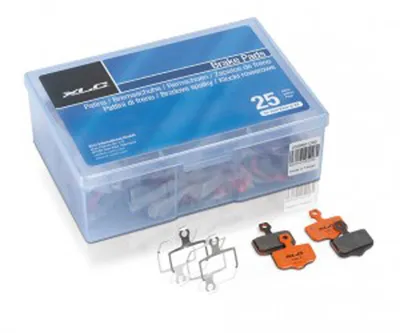 Produktbild von XLC Scheibenbremsbeläge Avid Elixir/XX Werkstattbox mit 25 Sets - organischer...