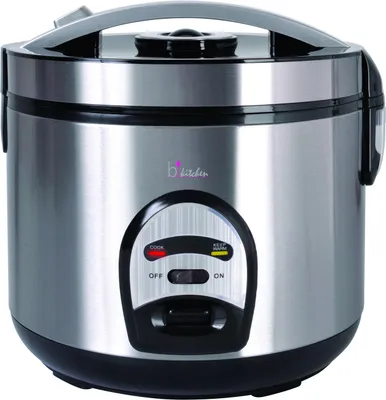 A Bikitchen rice cooker is shown against a white background.
