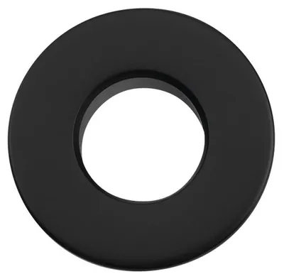Produktbild von Sapho Metall-Überlaufabdeckung, 30 mm, Schwarz