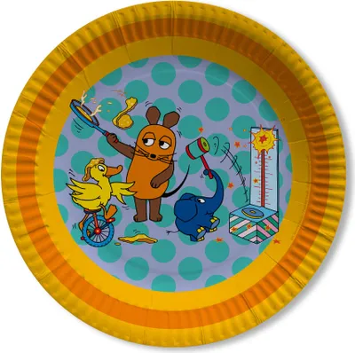 Produktbild von Die Maus Pappteller 8 Stk
