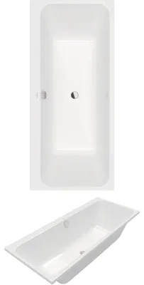 Produktbild von Villeroy & Boch Badewanne Architectura UBA180ARE2V, rechteckig, 1800 x 800 x 415 mm, weiß alpin, 1 Stk.