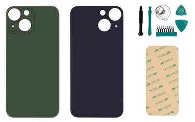 Produktbild von iPhone 13 mini Backcover Grün - Set