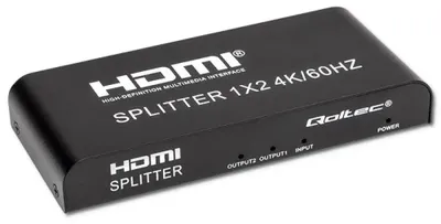 Immagine prodotto di Qoltec 51797 Active HDMI Splitter 2 x HDMI 4K x 2K | 6Gb/s | 60Hz