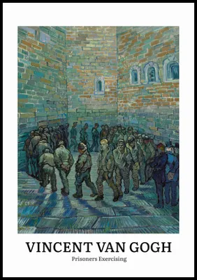 Zdjęcie produktu dla Plakat 70x100cm Design Prisoners, Van Gogh Vintage do Salonu