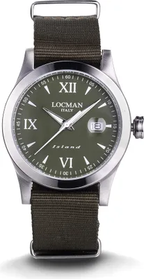 Produktbild von 0614A03-00GRWHNG Italy Herrenuhr Island grün Ref. 0614A03 Locman