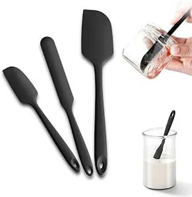 Obrázek produktu pro Silikonová sada 3 kusů – stěrky – flexibilní – vhodné pro míchání, vaření, přípravu těsta a do kuchyně