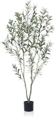Produktbild von Künstlicher Olivenbaum Dekorative Pflanze Realistisch Grün 150 cm