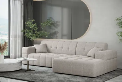Produktbild von Kaiser Möbel Ecksofa Eckcouch NIMES stoff Verita Beige Rechts