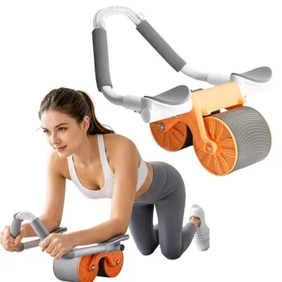 Obrázek produktu pro Roller na břišní svaly s držákem smartphonu oporou loktů a kontrolovaným pohybem pro domácí cvičení
