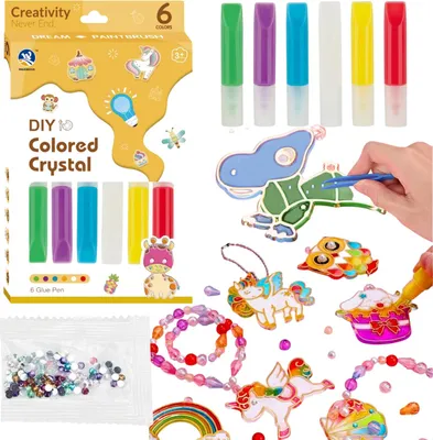 Image de Kit Artistique Créatif Pour Apprendre À Peindre Au Pochoir Et Au Motif