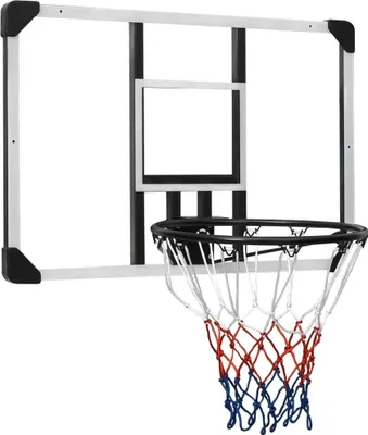 Image de vidaXL Panier de basket transparent 90x60x2,5 cm Polycarbonate