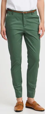 Produktbild von b.young BYDays Damen Hose Chino Stoffhose mit Stretch Eingrifftaschen Gesäßtaschen Gürtelschlaufen Baumwollmischung Slim fit