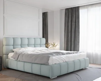 Produktbild von BLISS Polsterbett mit Bettkasten, mit Matratze (Taschenfederkern, Kokos)