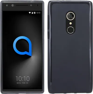 Image de Alcatel A5 Housse silicone pour téléphone portable Cover Case Noir