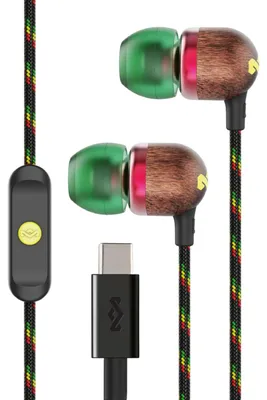 Produktbild von House Of Marley Smile Jamaica Kabelgebundene USB-C Kopfhörer Rasta
