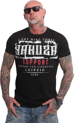 Obrázok produktu pre Yakuza Uni Yakuza 4 Tattoo & Lifestyle Leipzig 2026 Regular T-Shirt, čierna, M