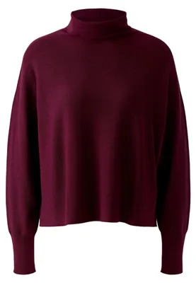 Produktbild von Oui Damen Pullover in Brombeer, Größe 42
