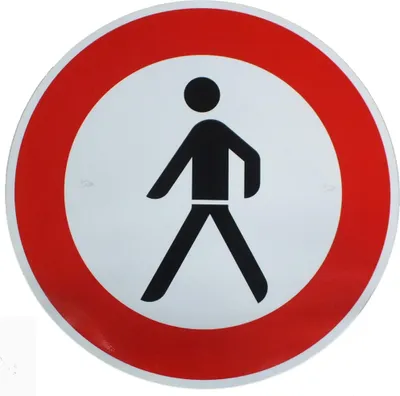 Produktbild von ORIGINAL Verkehrszeichen 259 * Verbot für Fußgänger * 600 mmØ nach StVO und RAL-Gütebedingungen Verkehrsschild Schild Schilder Strassenschild Verbotsschild Straßenzeichen 60 cmØ RA1 Durchgangsverbot