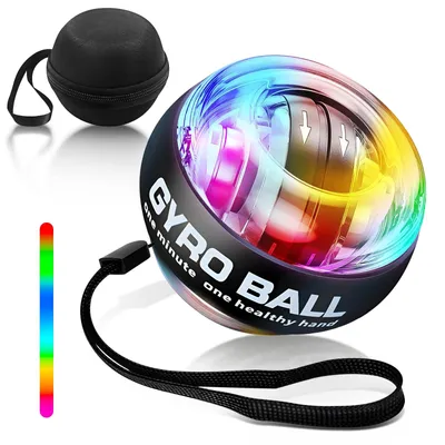 Obrázok produktu pre Gyroball, posilňovač s 6 stupňami odporu, gyroskopický tréning predlaktia