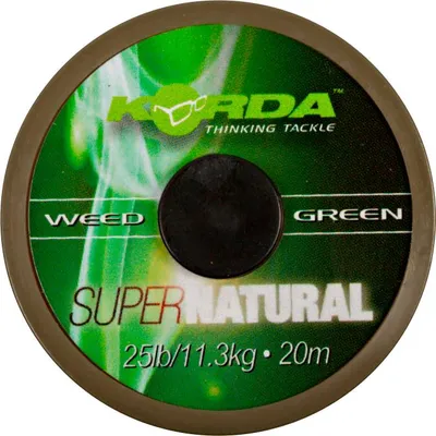 Produktbild von Korda Vorfachmaterial Super Natural (grün) Tr.-Kr. lbs: 18