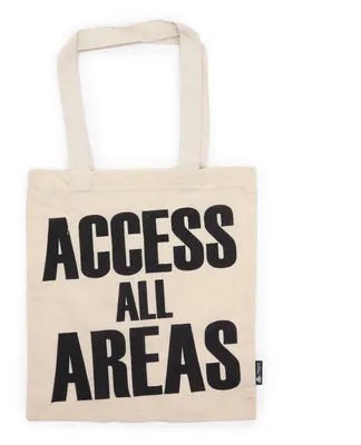 Imagen del producto de Bolso Básico Icónico - ACCESO A TODAS LAS ÁREAS - (40x36cm) - Algodón Natural 4 oz