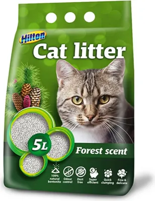 Zdjęcie produktu dla Hilton Cat Litter Forest - leśny żwirek bentonitowy dla kota 5l HILTON