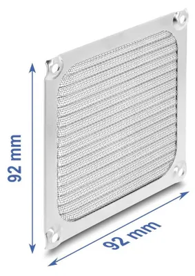 Produktbild von DELOCK Lüftergitter 92 x 92 mm Aluminium - Lüfter
