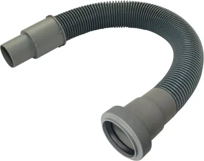 Produktbild von HT Anschlussschlauch flexibel, 500 mm, Muffe DN 50, Spitzende DN 40/50, grau