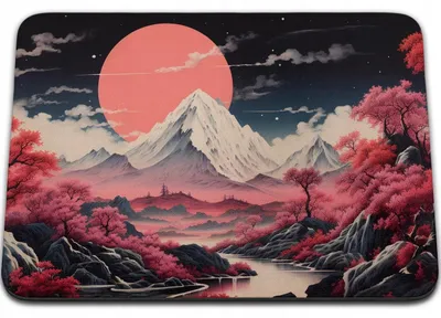 Image de PODKŁADKA POD MYSZKĘ 24 x 20 - JAPONIA GÓRA PIĘKNE WIDOKI KRAJOBRAZ