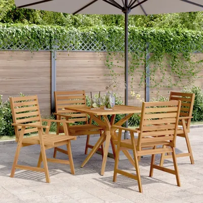Productafbeelding van Maison Exclusive - Tuinset voor 5 personen, massief acaciahout