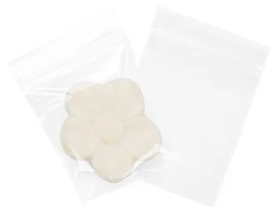 Produktbild von Druckverschlussbeutel 6,5x7,5cm Kristallklar PP 50 Mikron (100 Stück)