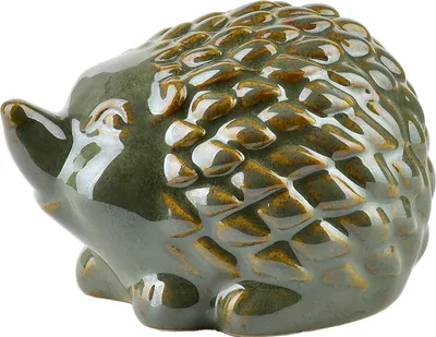 Image de Figurine de hérisson en céramique MAVE Green 10 x 8 x 7 cm, verte, 1 pièce