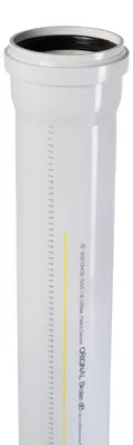 Produktbild von Osma Skolan Safe SKEM schallgedämmtes Abflussrohr DN 160 x 5,3 x 1000 mm, hellgrau