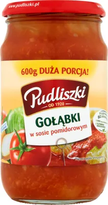 Zdjęcie produktu dla Pudliszki Gołąbki W Sosie Pomidorowym 600 G