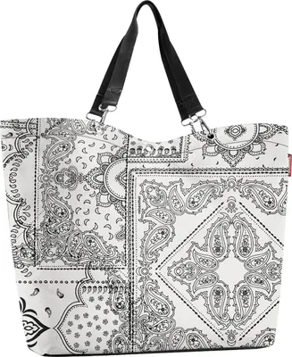 Produktbild von reisenthel shopper XL, Einkaufstasche, Tragetasche, Bandana White, 35 L, ZU1038