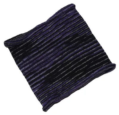 Zdjęcie produktu dla Simandra "Magic" bawełniana opaska na włosy kapelusz tuba szalik dread wrap | wąski |, czarno-fioletowy